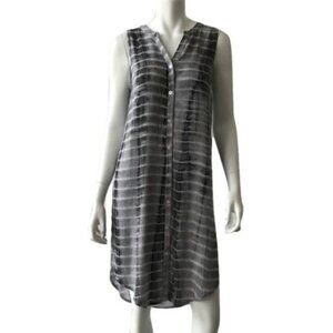 Tie Dye Cover Up Dress With Side Slits